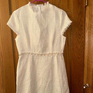 Shein White, Short, Classy Dress